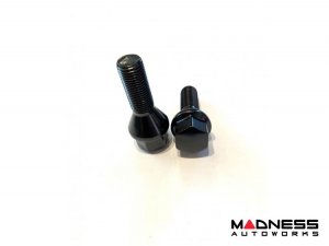 Alfa Romeo Tonale Lug Bolt Set - Set of 20 - M12x1.25 - 60° Cone Seat - Black